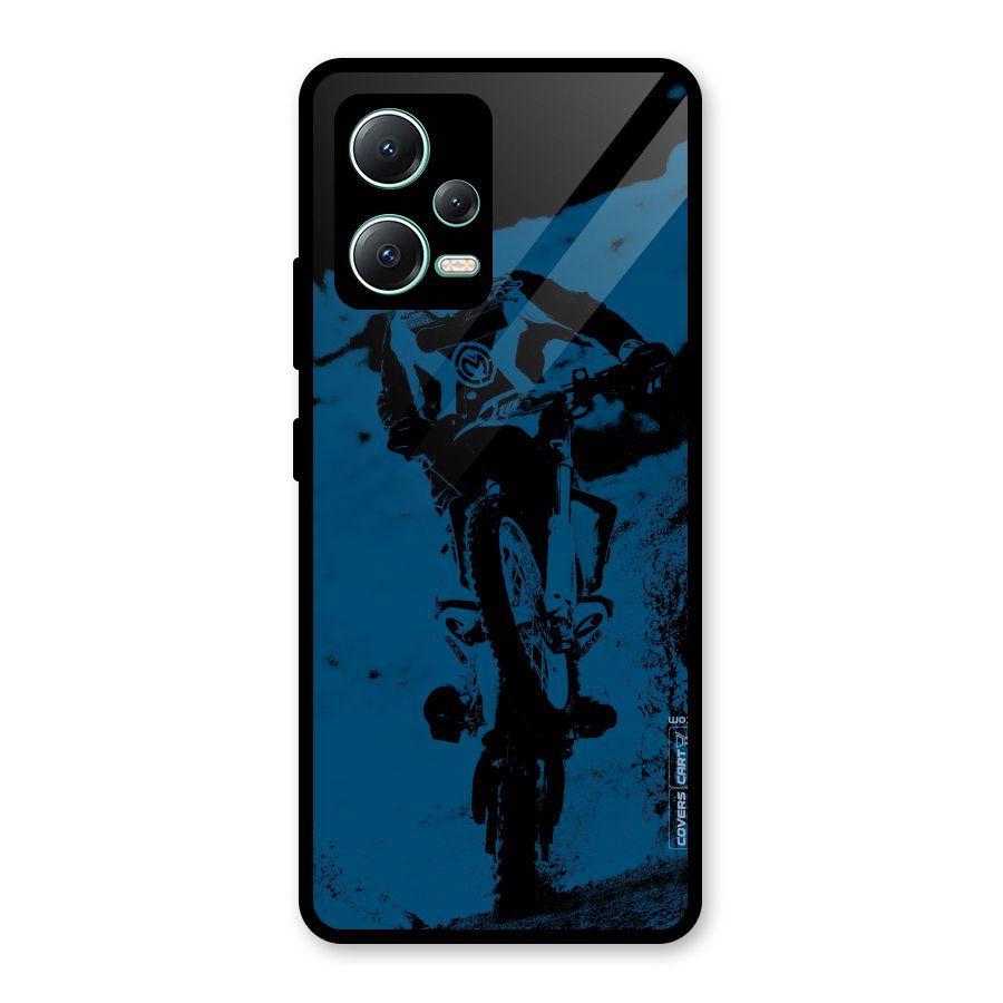 Moto Combat Glass Back Case for Redmi Note 12 5G