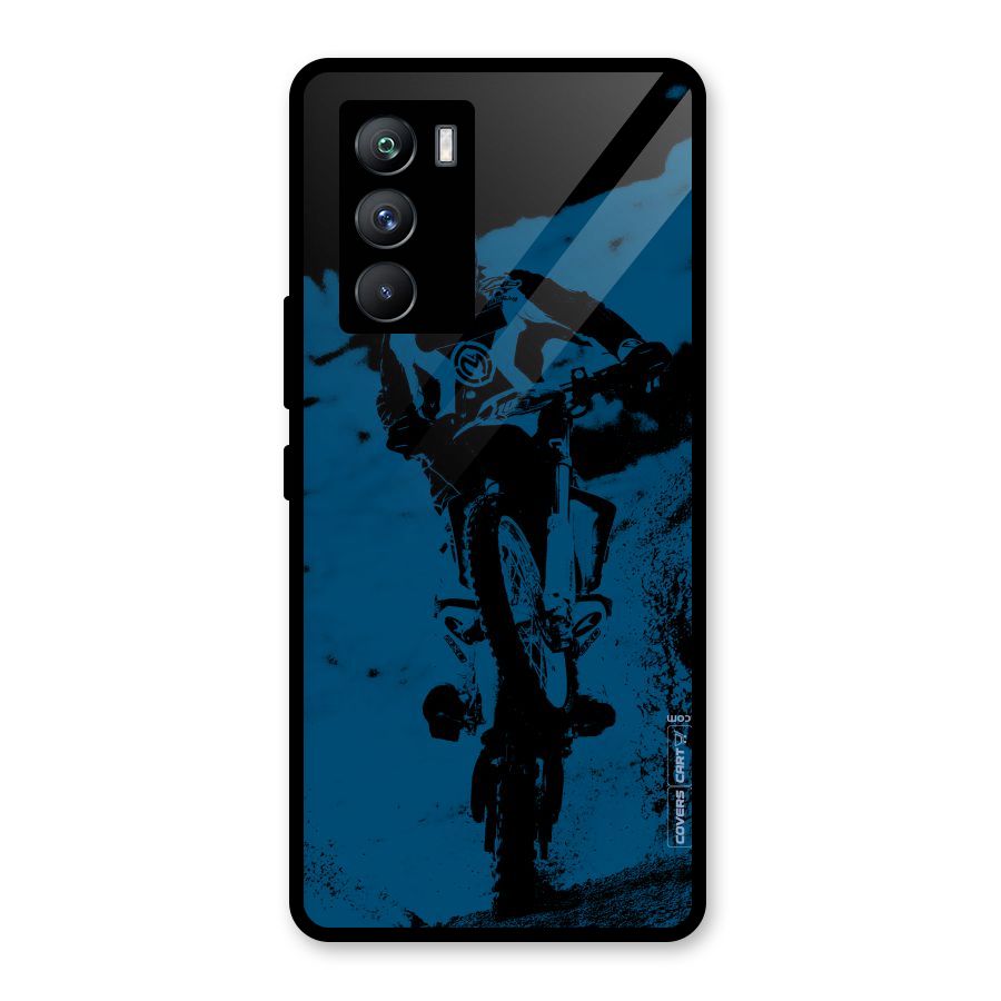 Moto Combat Glass Back Case for Vivo iQOO 9 SE