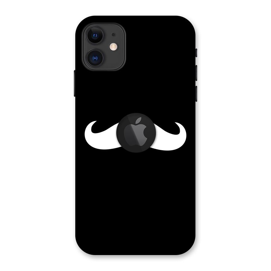 Moustache Love Back Case for iPhone 11 Logo Cut