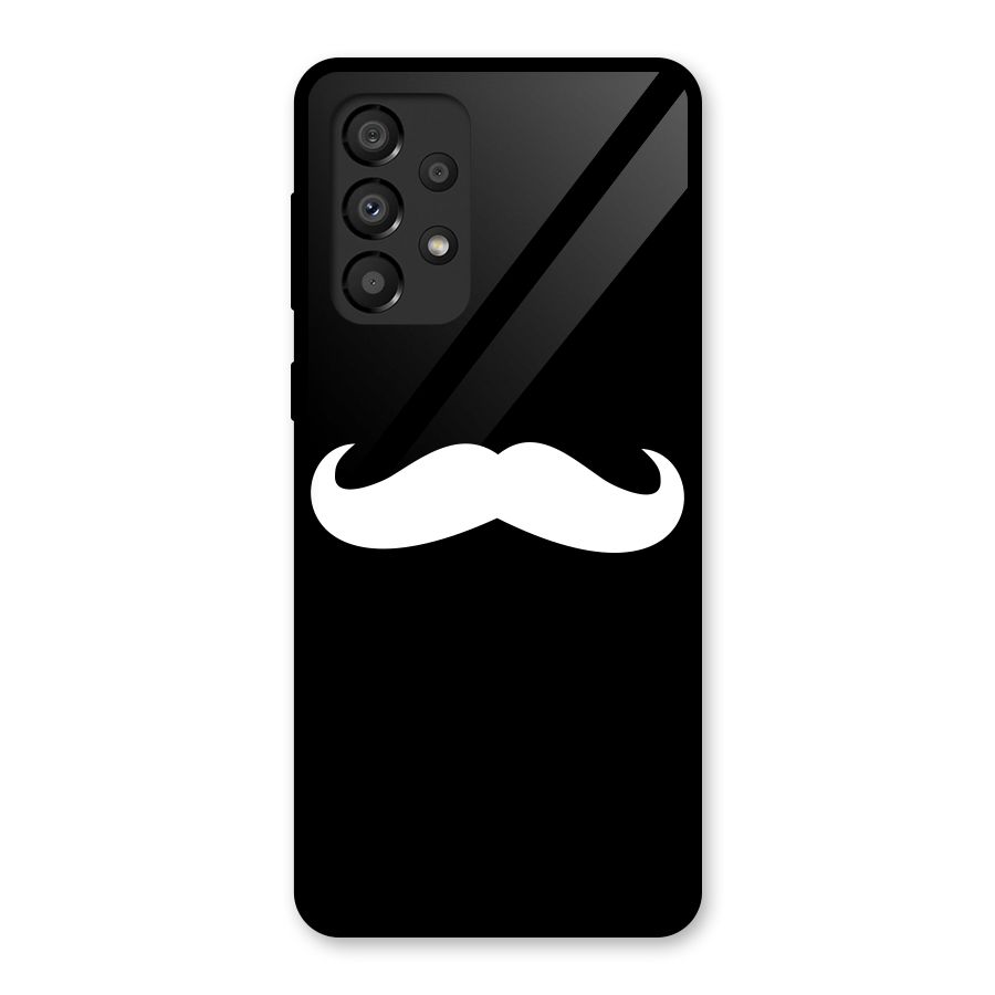 Moustache Love Glass Back Case for Galaxy A33 5G