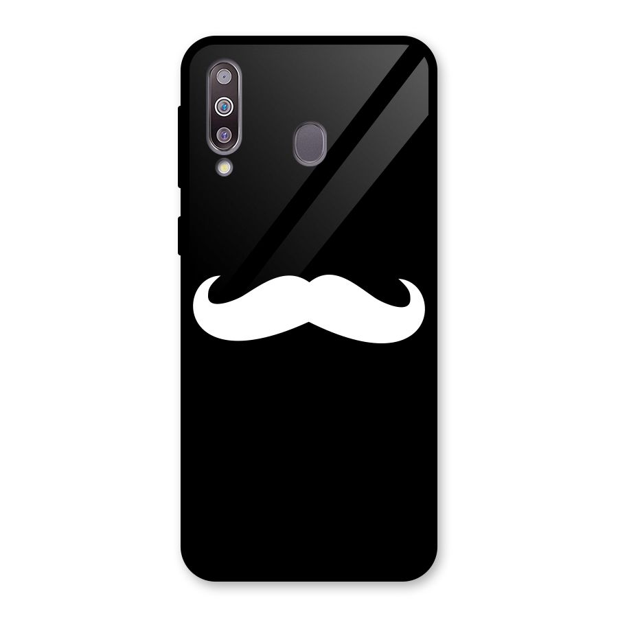 Moustache Love Glass Back Case for Galaxy M30