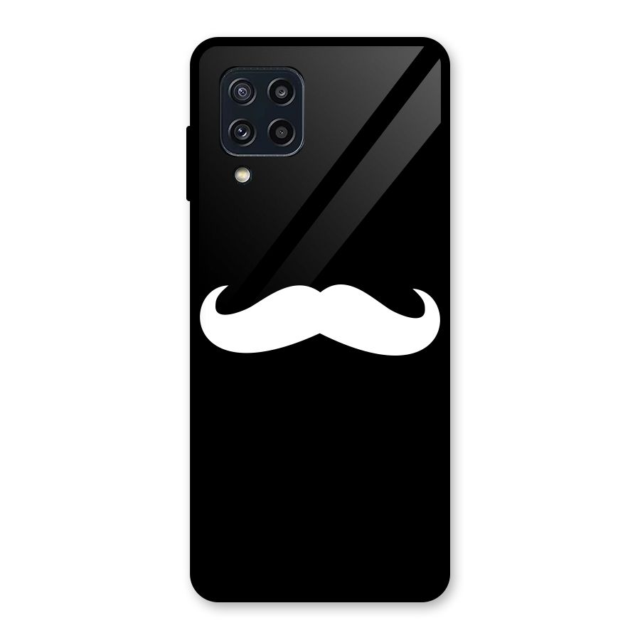 Moustache Love Glass Back Case for Galaxy M32