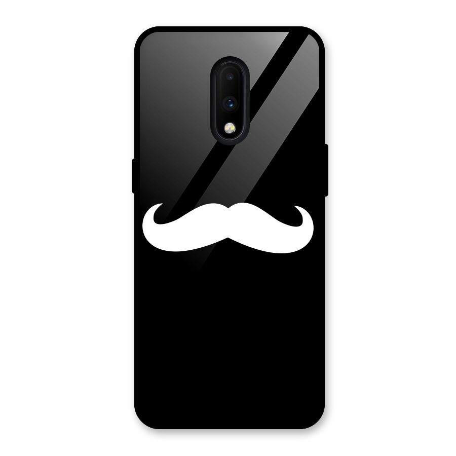 Moustache Love Glass Back Case for OnePlus 7