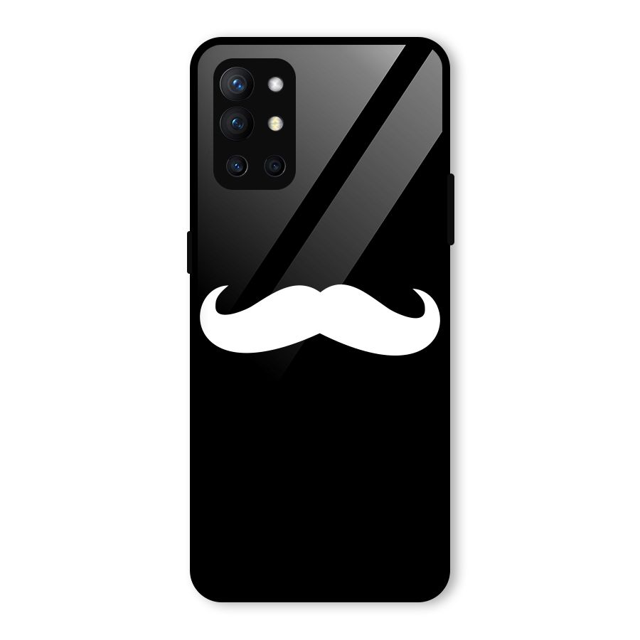 Moustache Love Glass Back Case for OnePlus 9R