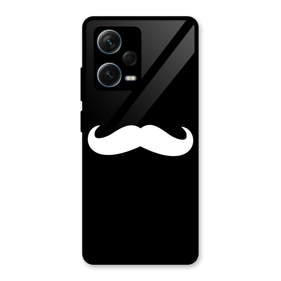 Moustache Love Glass Back Case for Redmi Note 12 Pro Plus 5G