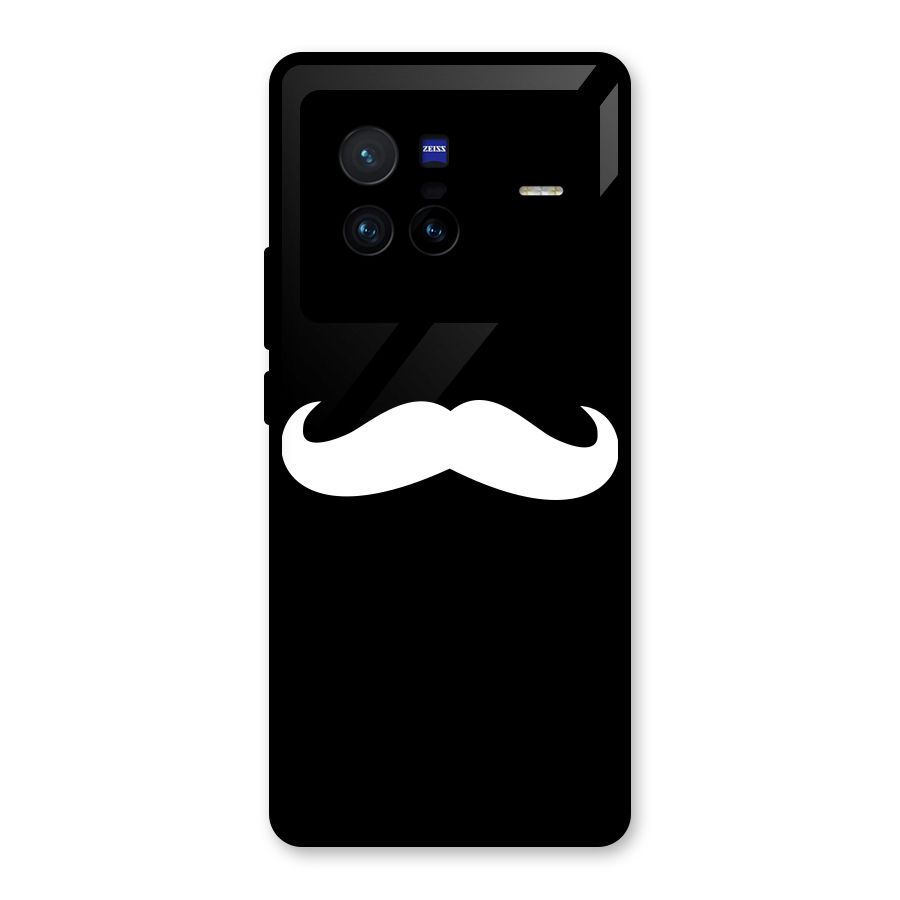 Moustache Love Glass Back Case for Vivo X80