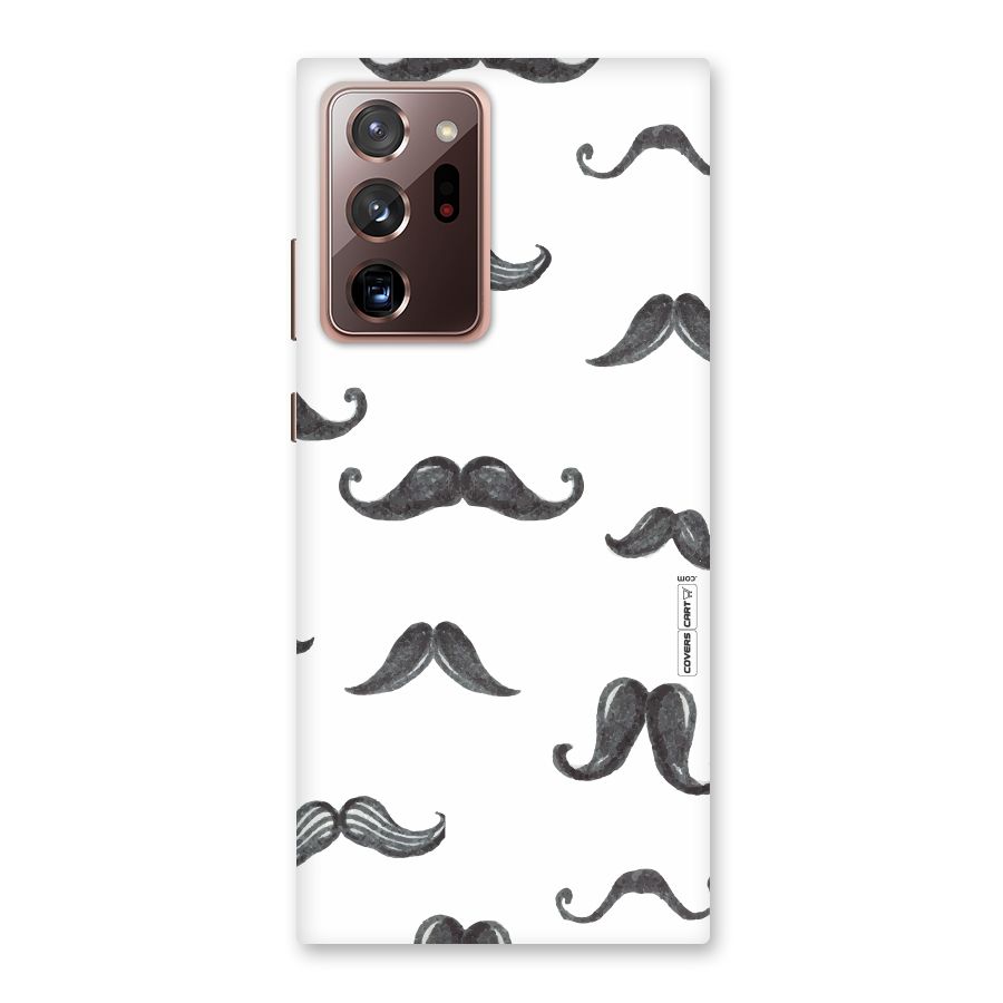 Moustache Pattern (Black) Back Case for Galaxy Note 20 Ultra