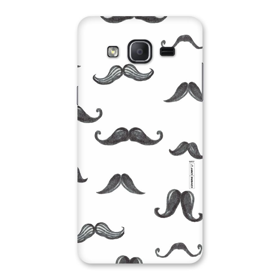 Moustache Pattern (Black) Back Case for Galaxy On7 2015