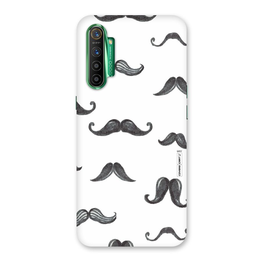 Moustache Pattern (Black) Back Case for Realme X2