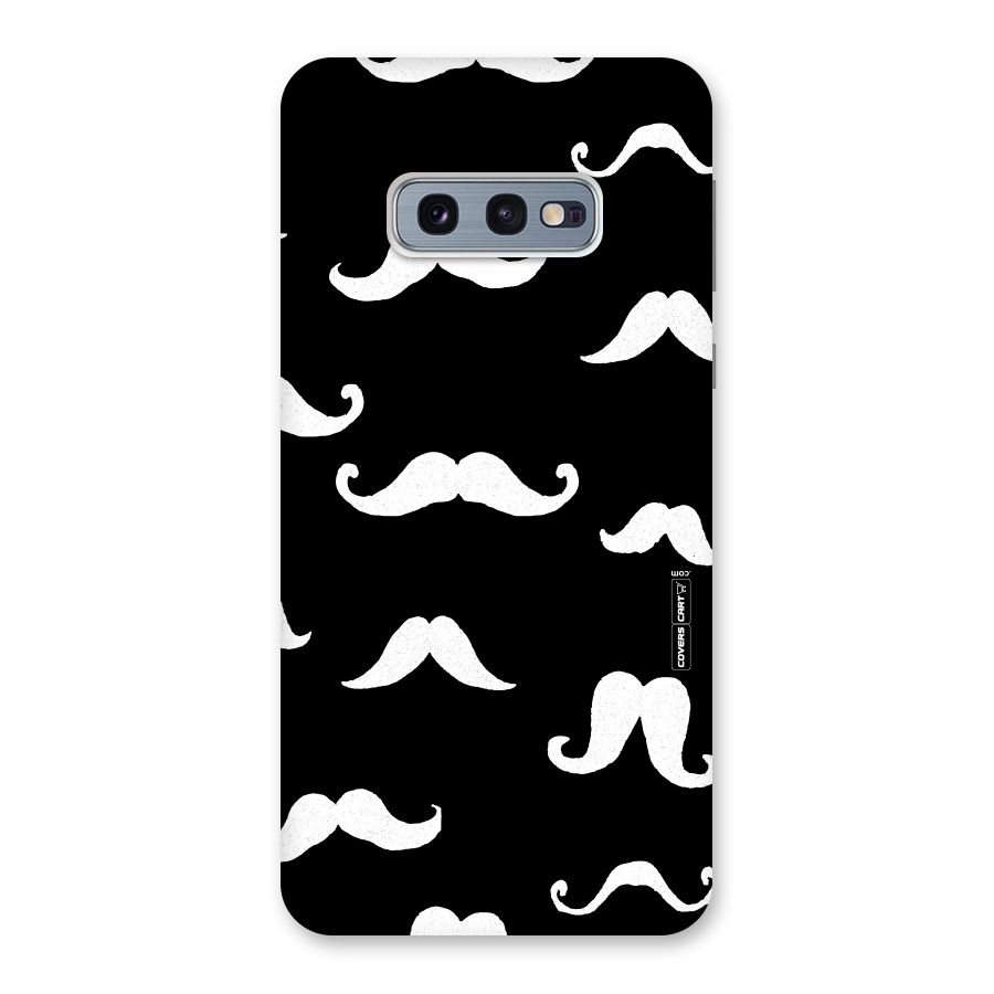 Moustache Pattern (White) Back Case for Galaxy S10e
