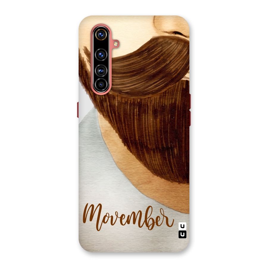 Movember Moustache Back Case for Realme X50 Pro