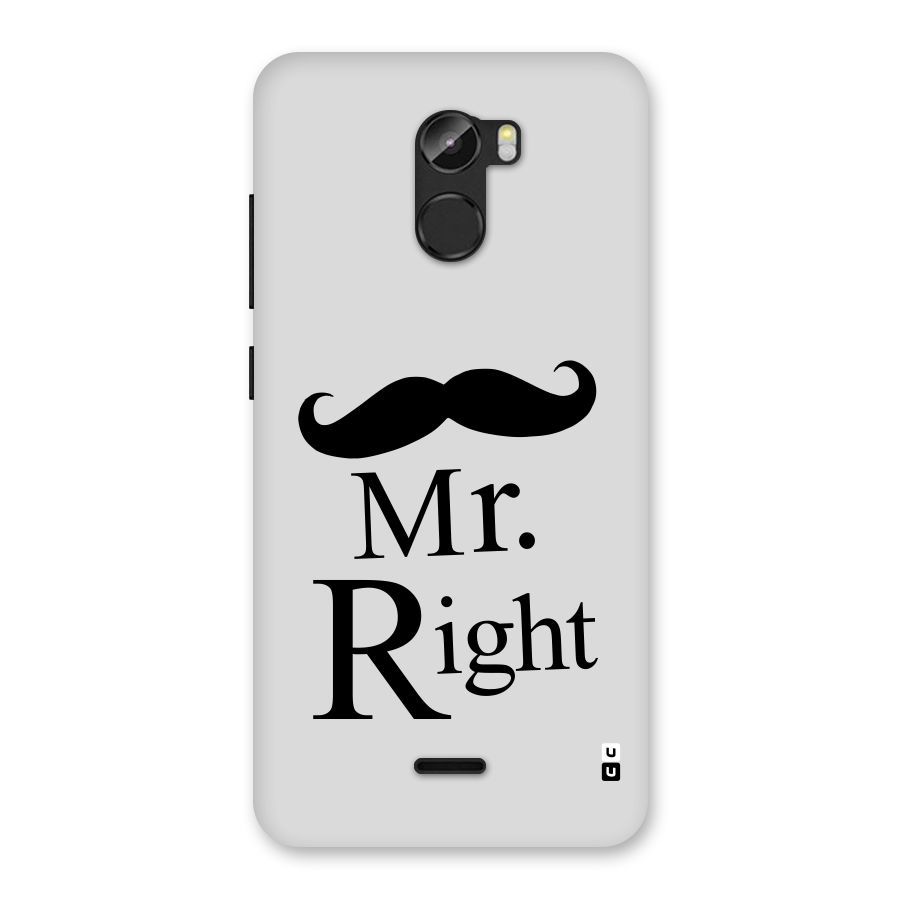 Mr. Right. Back Case for Gionee X1