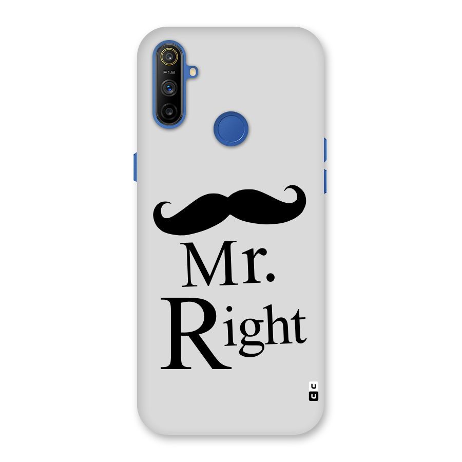 Mr. Right. Back Case for Realme Narzo 10A
