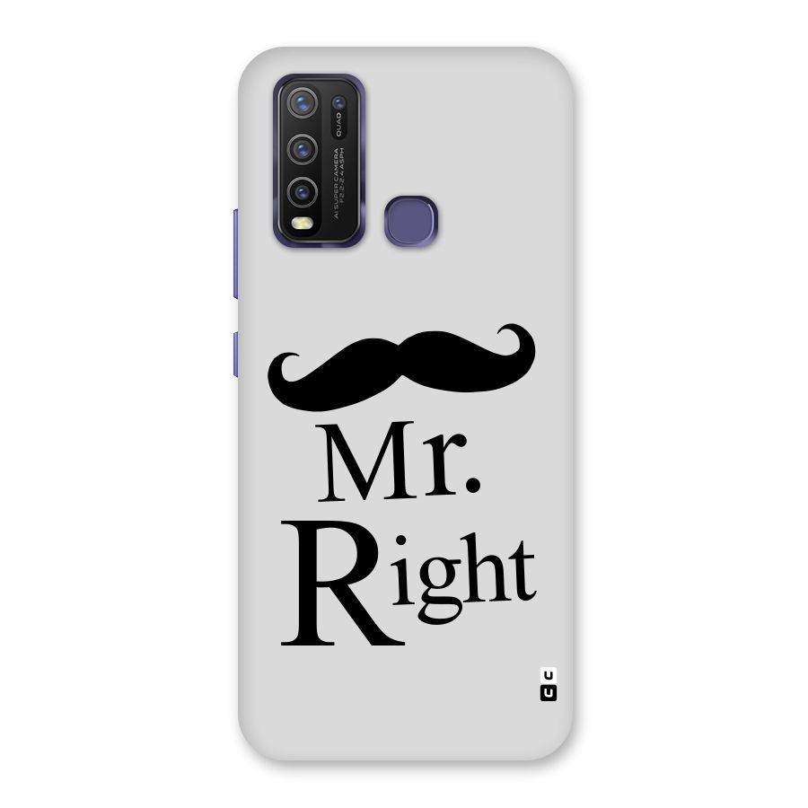 Mr. Right. Back Case for Vivo Y50