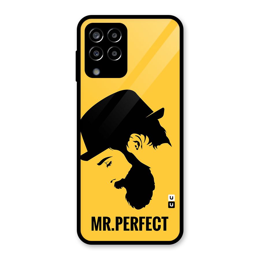 Mr Perfect Glass Back Case for Galaxy M33