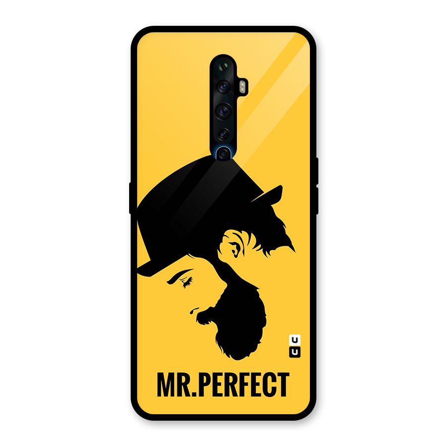 Mr Perfect Glass Back Case for Oppo Reno2 F