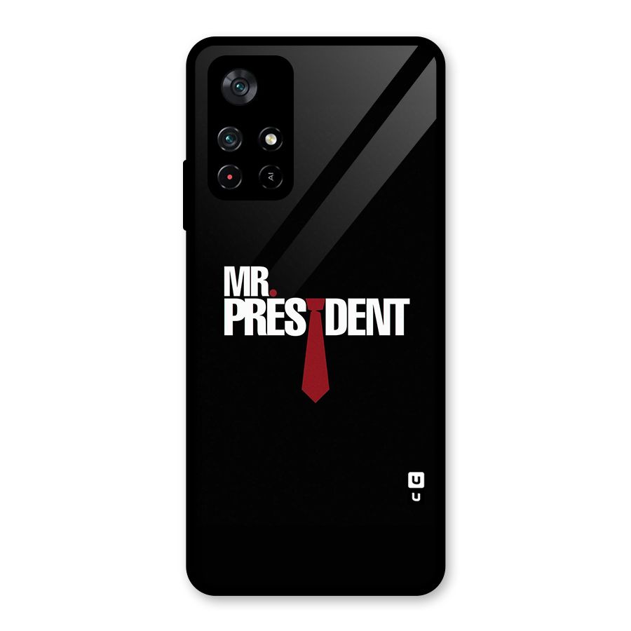 Mr President Glass Back Case for Poco M4 Pro 5G
