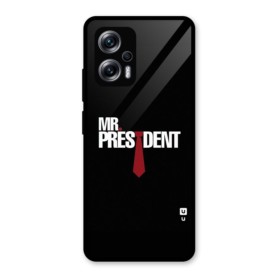 Mr President Glass Back Case for Redmi K50i
