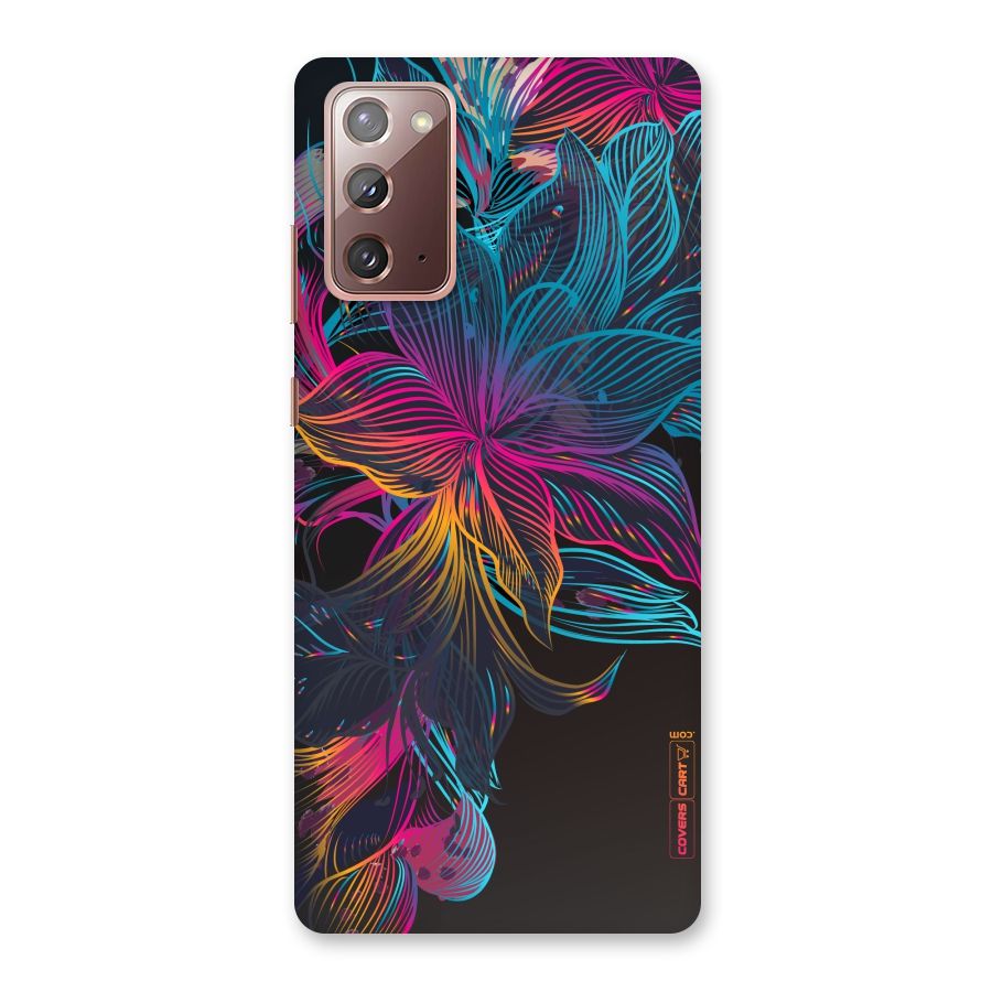 Multi-Colour Flowers Back Case for Galaxy Note 20