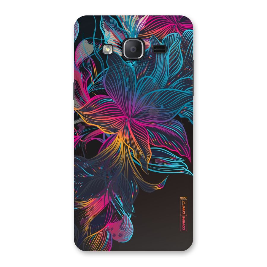Multi-Colour Flowers Back Case for Galaxy On7 2015