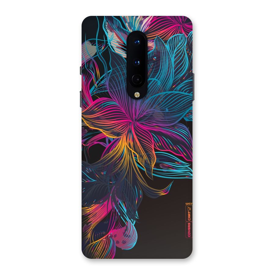 Multi-Colour Flowers Back Case for OnePlus 8
