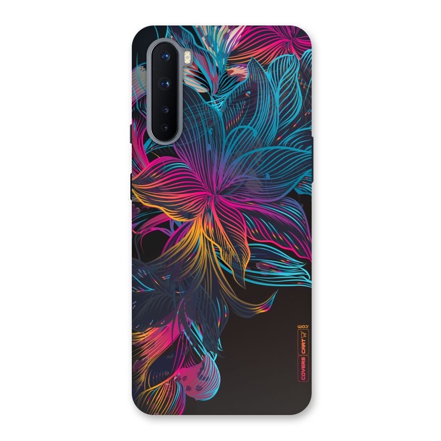 Multi-Colour Flowers Back Case for OnePlus Nord