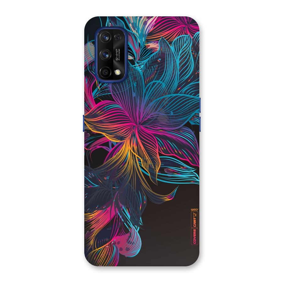Multi-Colour Flowers Back Case for Realme 7 Pro