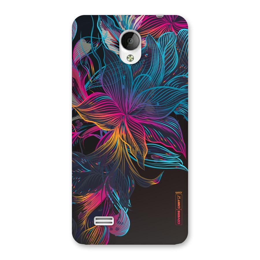 Multi-Colour Flowers Back Case for Vivo Y21