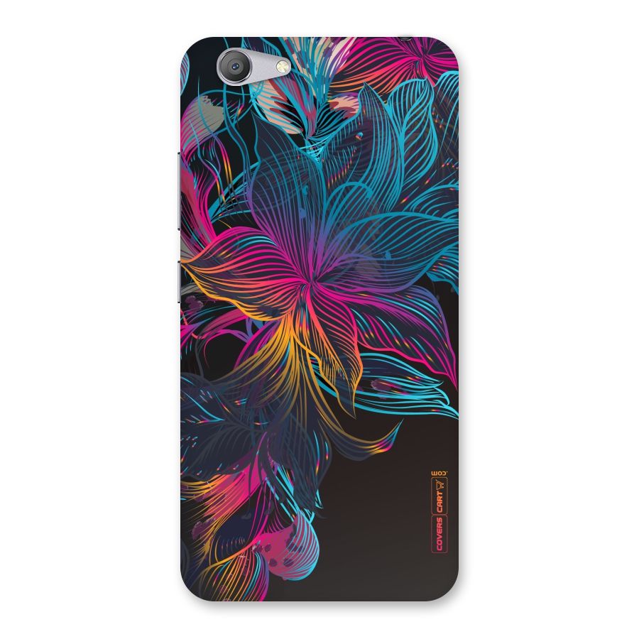 Multi-Colour Flowers Back Case for Vivo Y53
