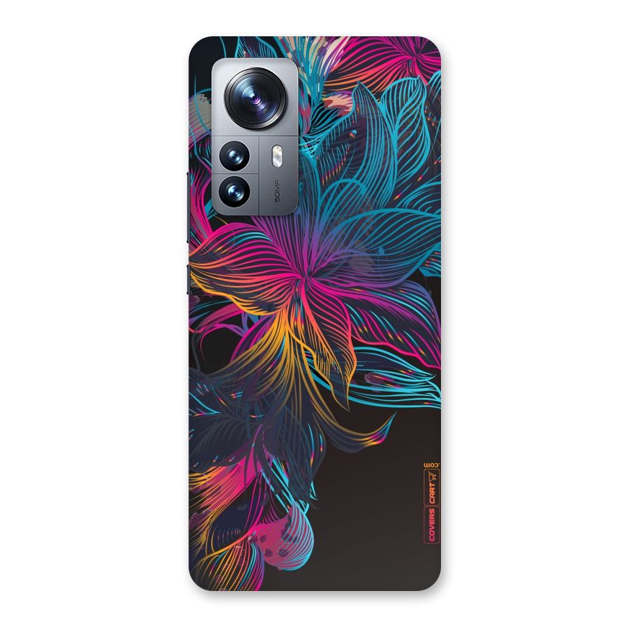 Multi-Colour Flowers Back Case for Xiaomi 12 Pro