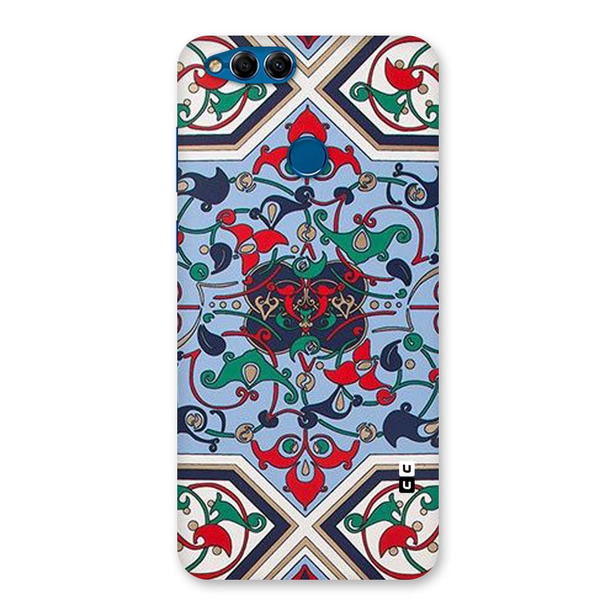 Multi Block Pattern Back Case for Honor 7X
