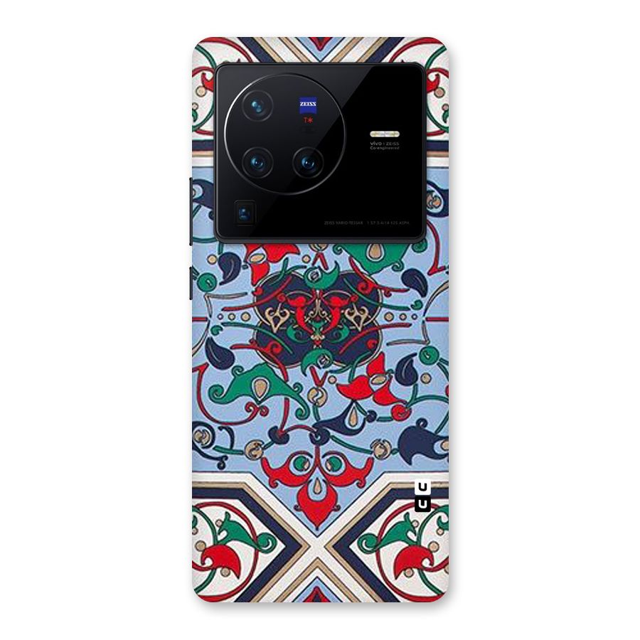 Multi Block Pattern Back Case for Vivo X80 Pro