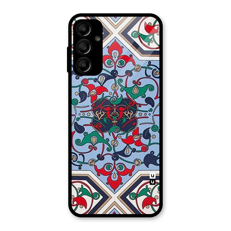 Multi Block Pattern Glass Back Case for Galaxy A14 5G