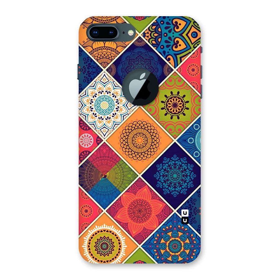 Multi Designs Back Case for iPhone 7 Plus Logo Cut