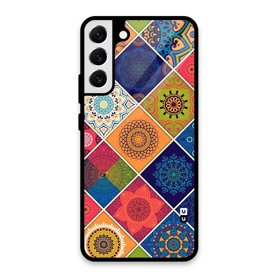 Multi Designs Glass Back Case for Galaxy S22 Plus 5G