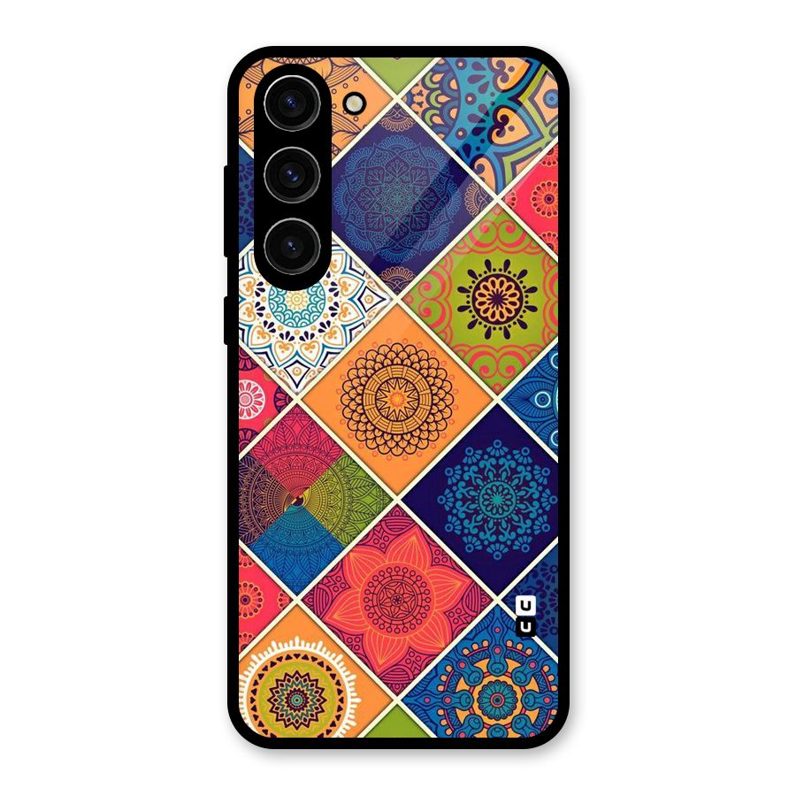 Multi Designs Glass Back Case for Galaxy S23 Plus