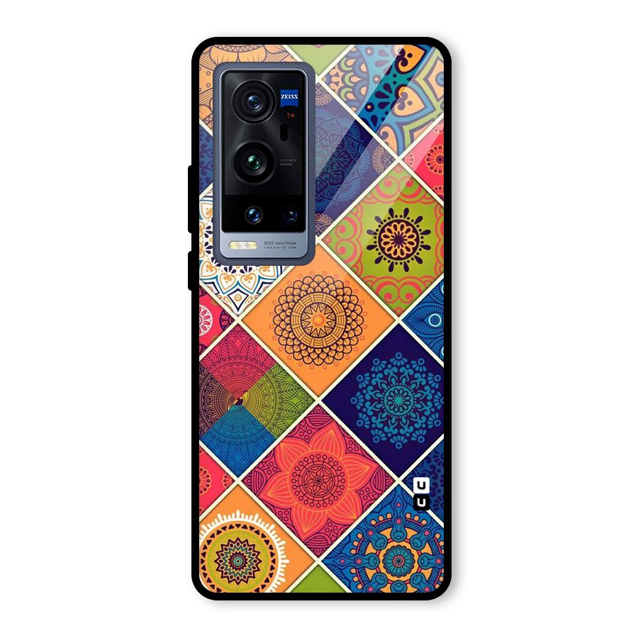 Multi Designs Glass Back Case for Vivo X60 Pro Plus