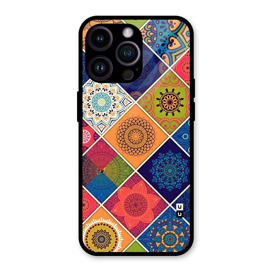 Multi Designs Glass Back Case for iPhone 14 Pro Max