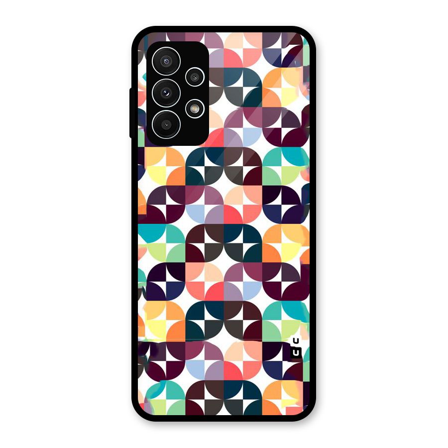 Multicolor Arc Glass Back Case for Galaxy A23