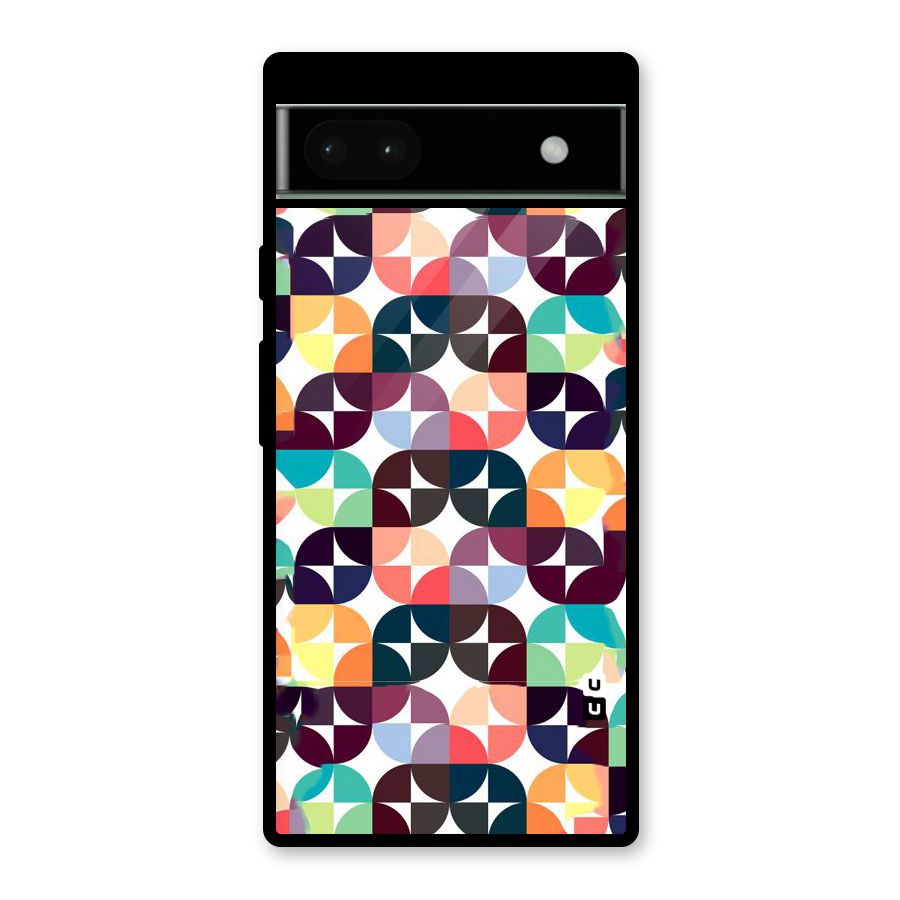 Multicolor Arc Glass Back Case for Google Pixel 6a