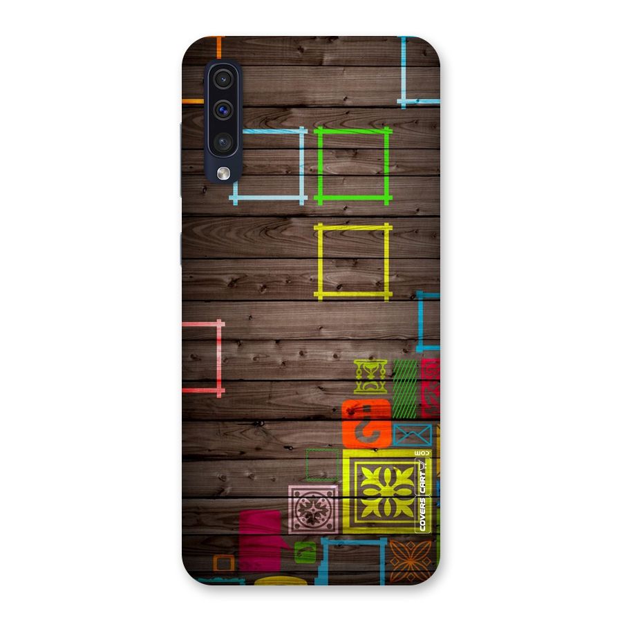 Multicolor Frame Design Back Case for Galaxy A50s