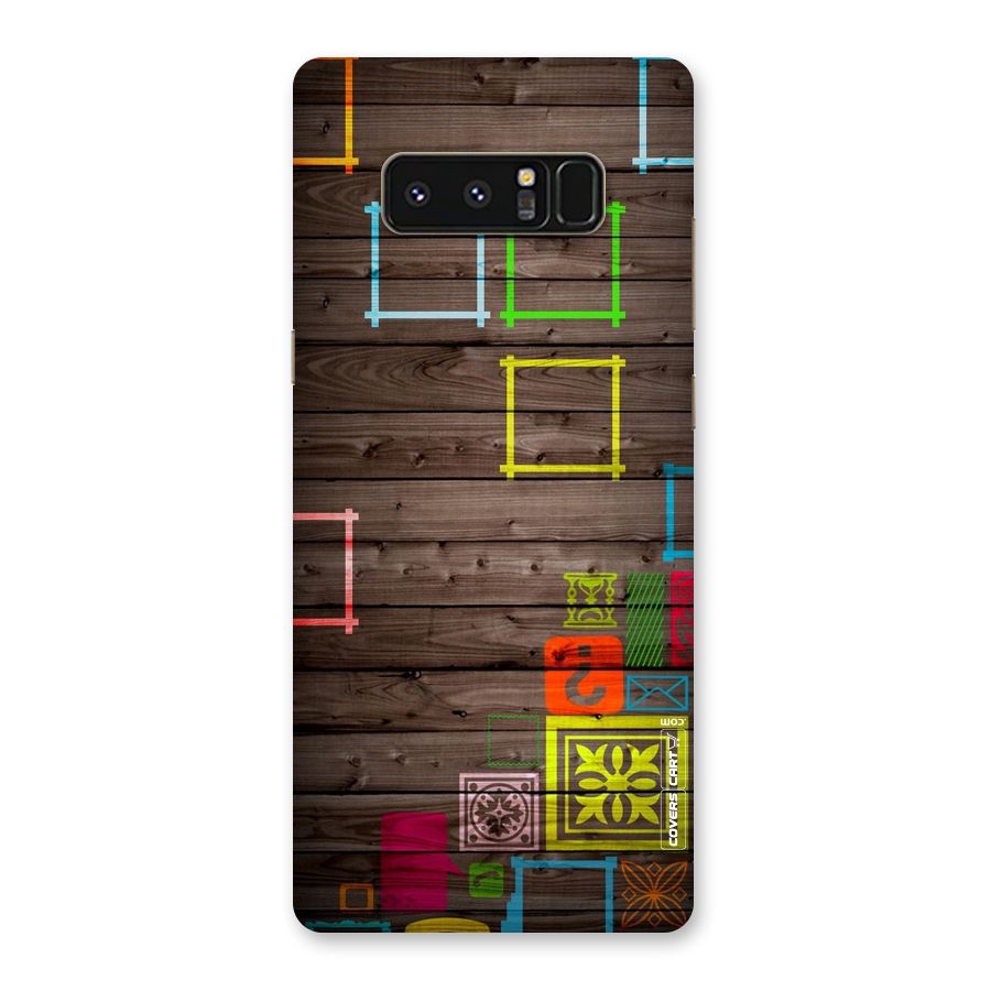 Multicolor Frame Design Back Case for Galaxy Note 8