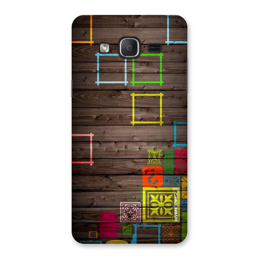 Multicolor Frame Design Back Case for Galaxy On7 2015