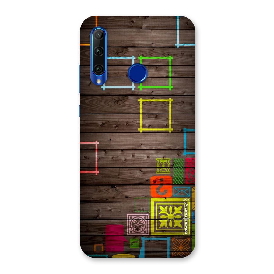 Multicolor Frame Design Back Case for Honor 20i