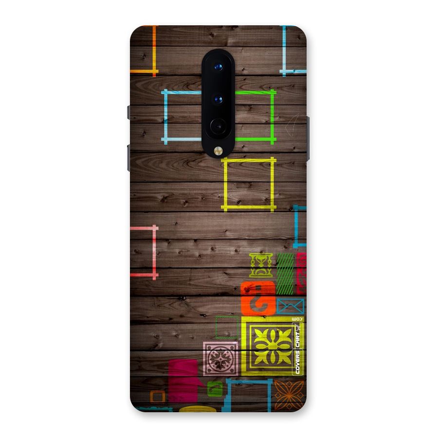 Multicolor Frame Design Back Case for OnePlus 8