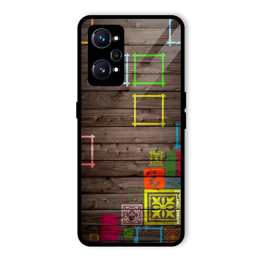 Multicolor Frame Design Glass Back Case for Realme GT 2