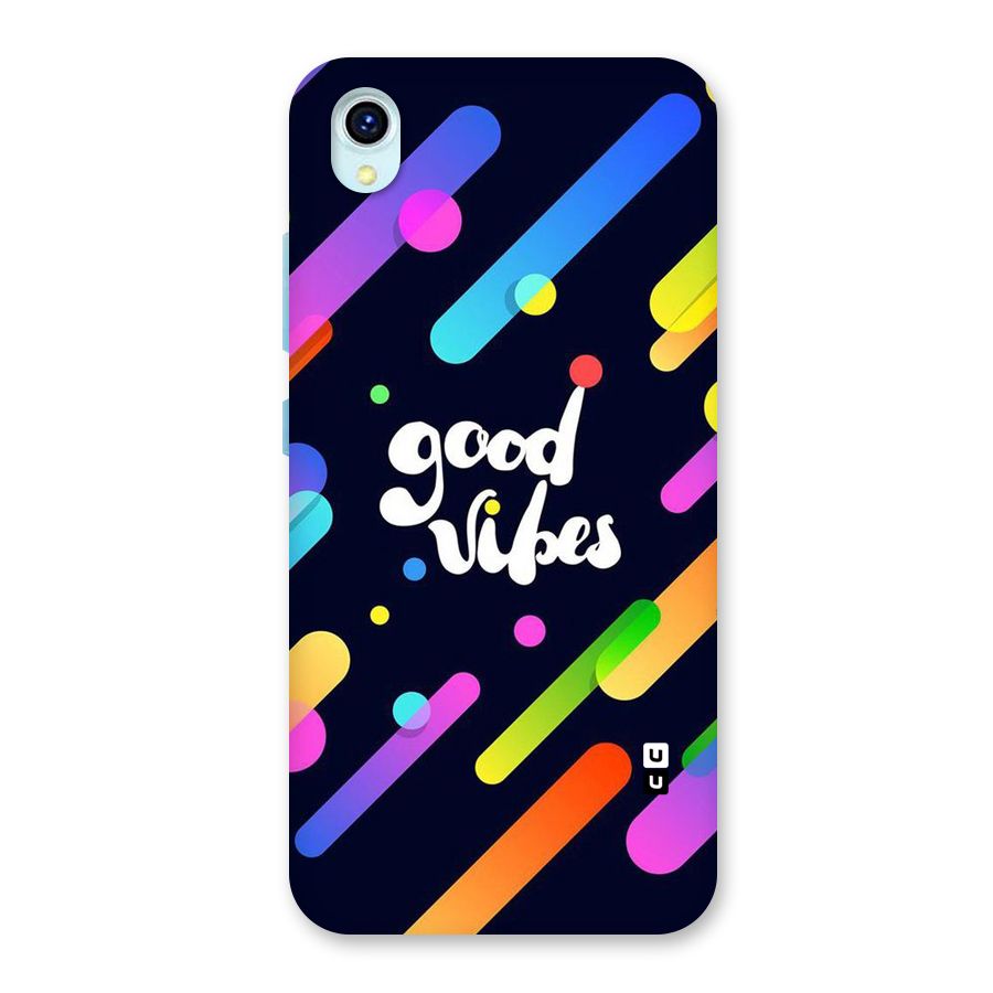Multicolor Good Vibing Back Case for Vivo Y1s