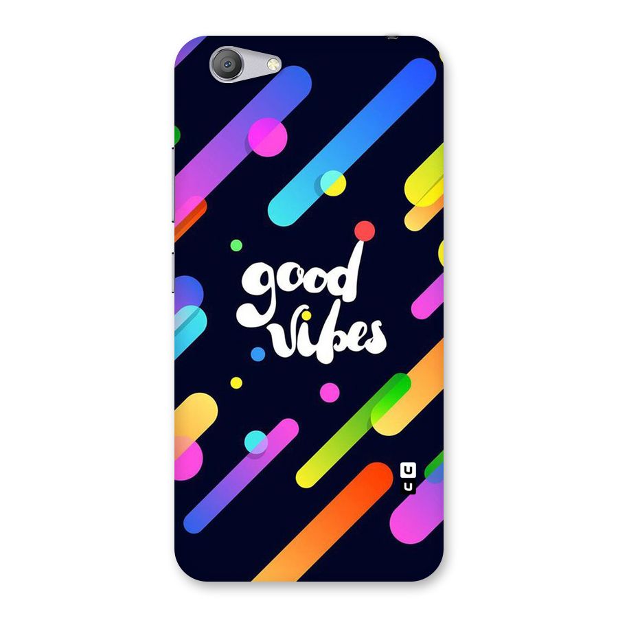 Multicolor Good Vibing Back Case for Vivo Y53