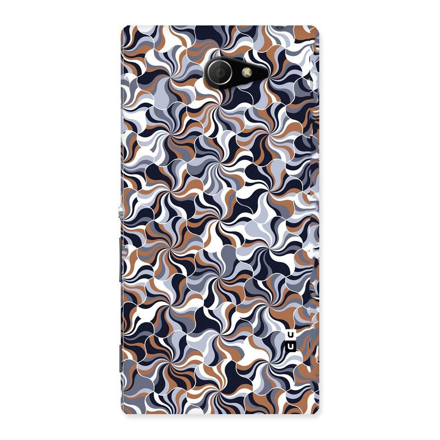 Multicolor Swirls Back Case for Sony Xperia M2