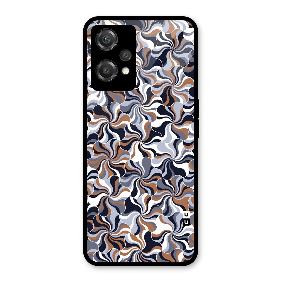 Multicolor Swirls Glass Back Case for OnePlus Nord CE 2 Lite 5G